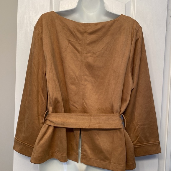 BANANA REPUBLIC Faux suede top - Picture 3 of 4